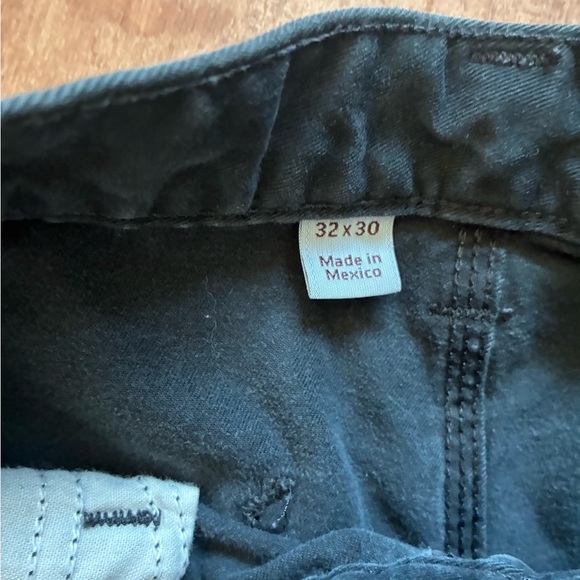 Carharrt Black Work Pants 32x30 Straight Fit Heavy Cotton Utility Pants - Picture 4 of 5